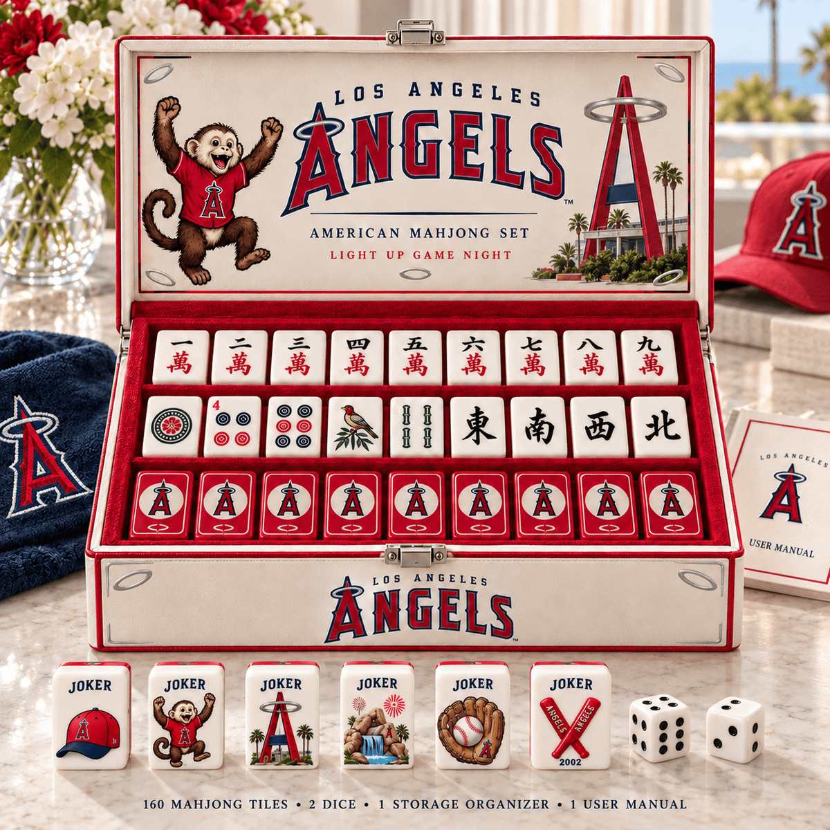 Premium LAA Mahjong Tiles Set TTMH