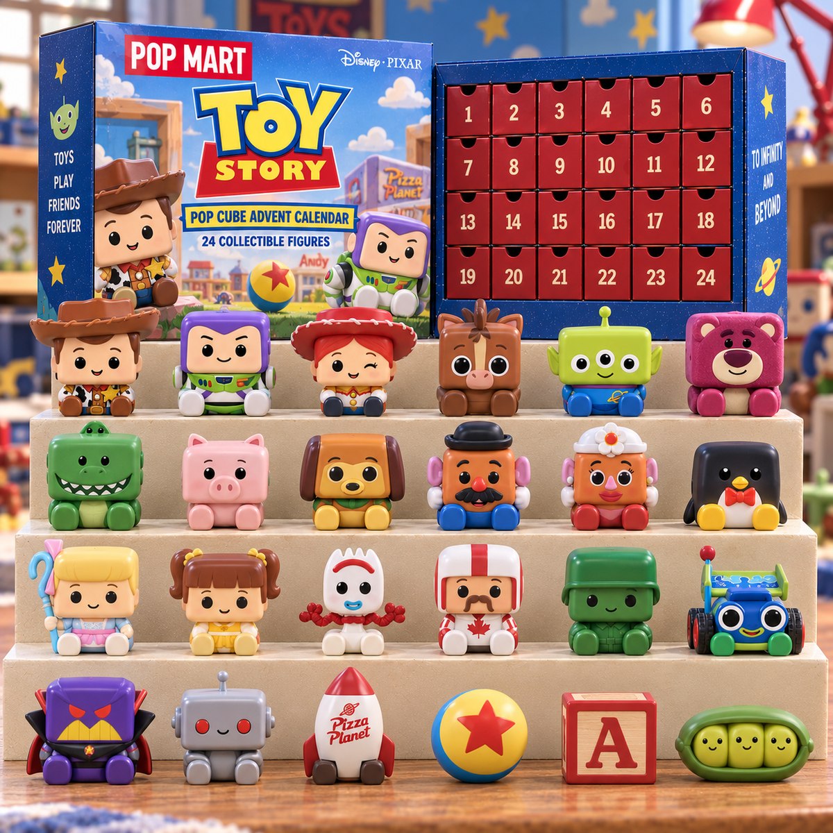 TSTR Premium Pop Cube Advent Calendar Set TTNL