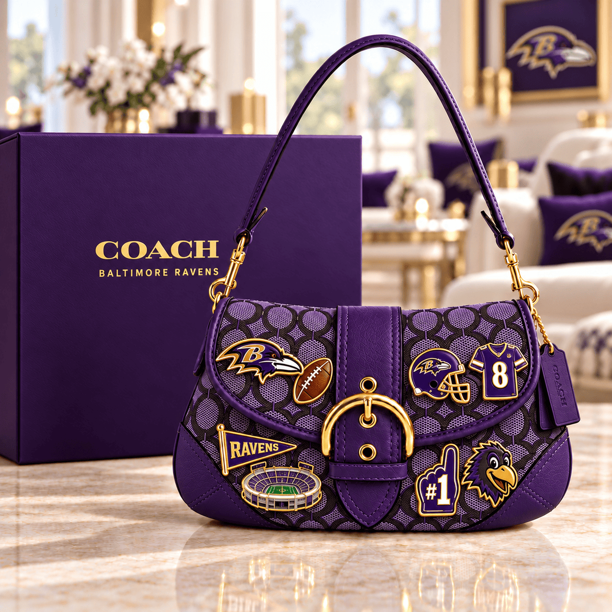 Premium BTR Soho Bag With Charm NPL