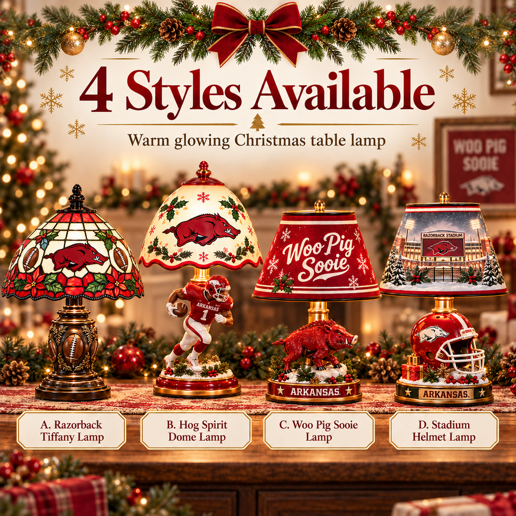 AKR Premium Vintage Christmas Table Lamp Set TNSM