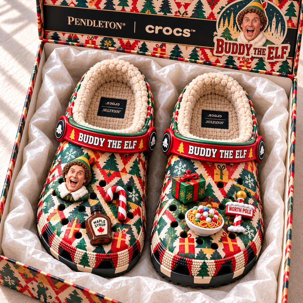 ELF Premium Fleece-Lined Crocs Clogs NTTB