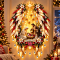 UTUT Illuminated Christmas Nativity Angel Wings PNPA