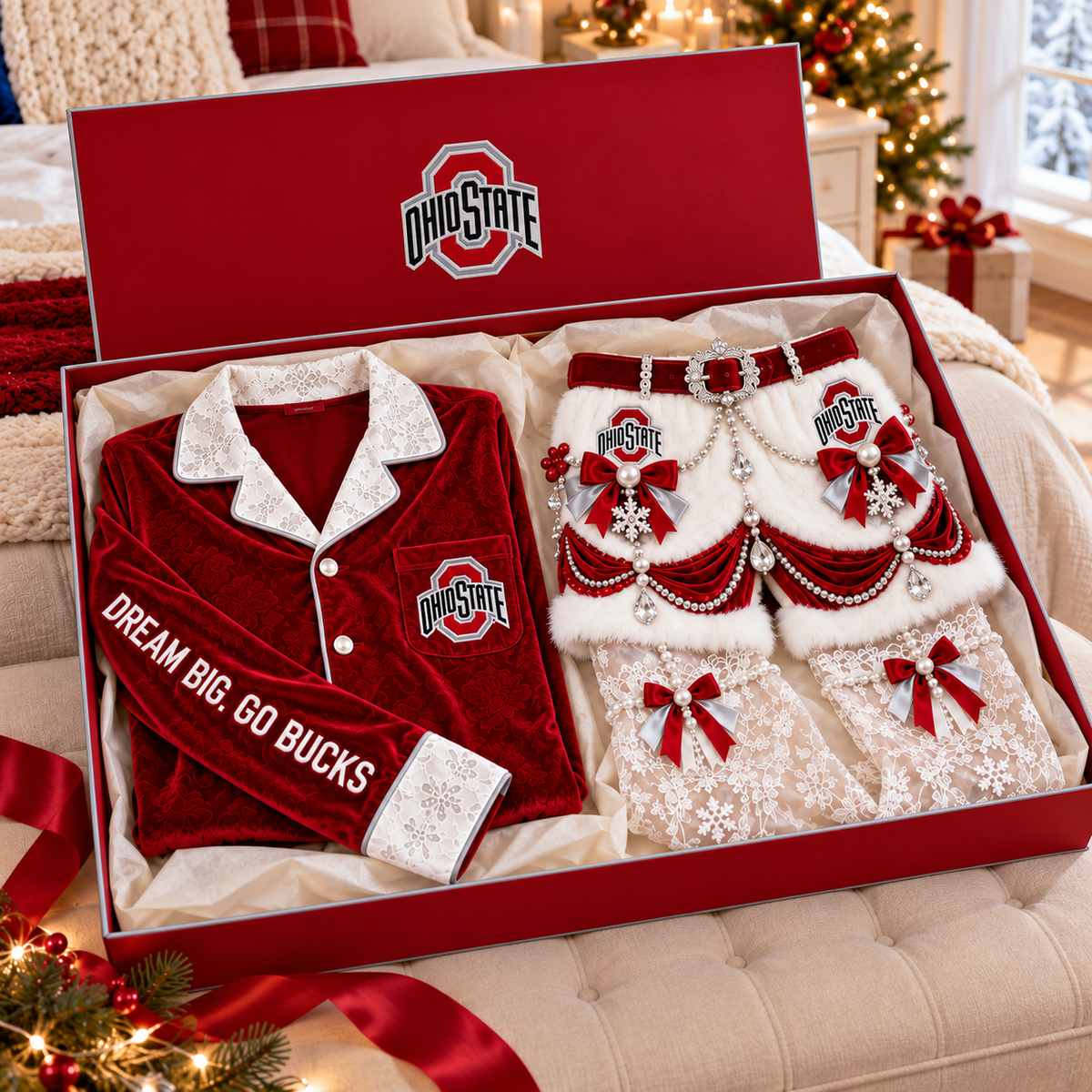 OSB Funny Christmas Pajama Set PNPA
