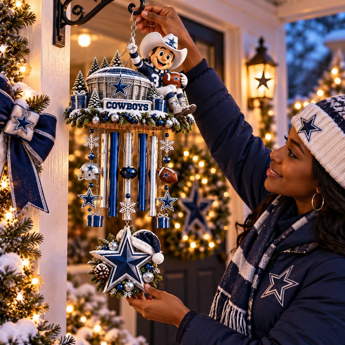 DLCB Christmas Wind Chime With Charm TNSM