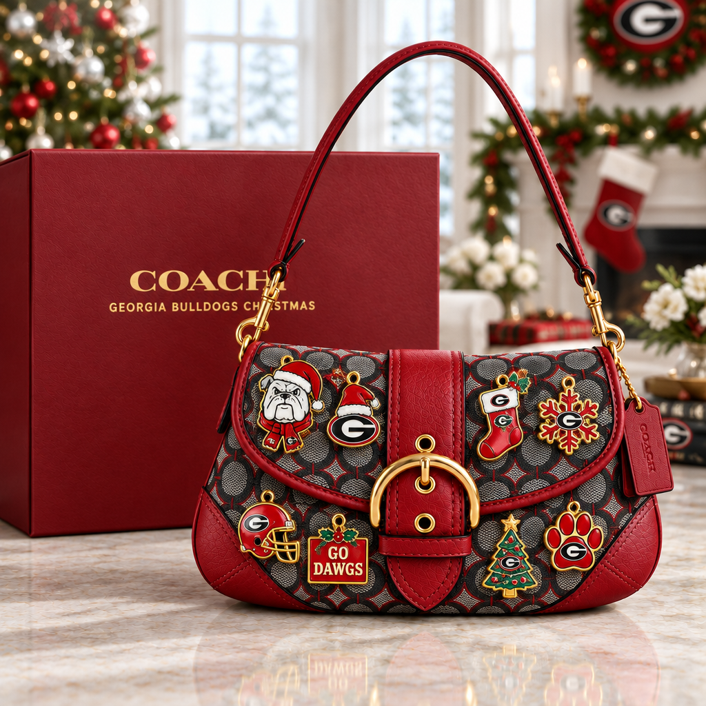 Georgia Bulldogs Soho Bag With Charm