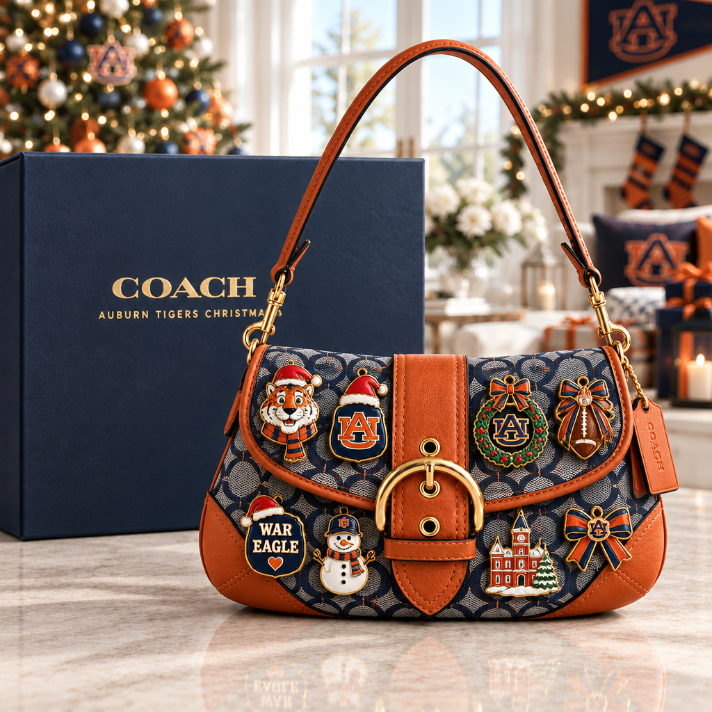 Auburn Tigers Soho Bag With Charm