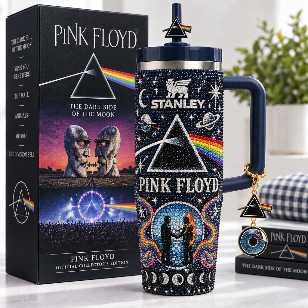 Pink Floyd 40oz Tumbler With Handle TTNL