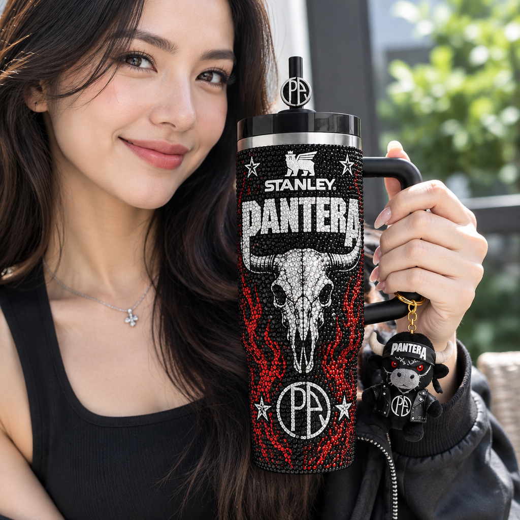 Pantera 40oz Tumbler With Handle TTNL