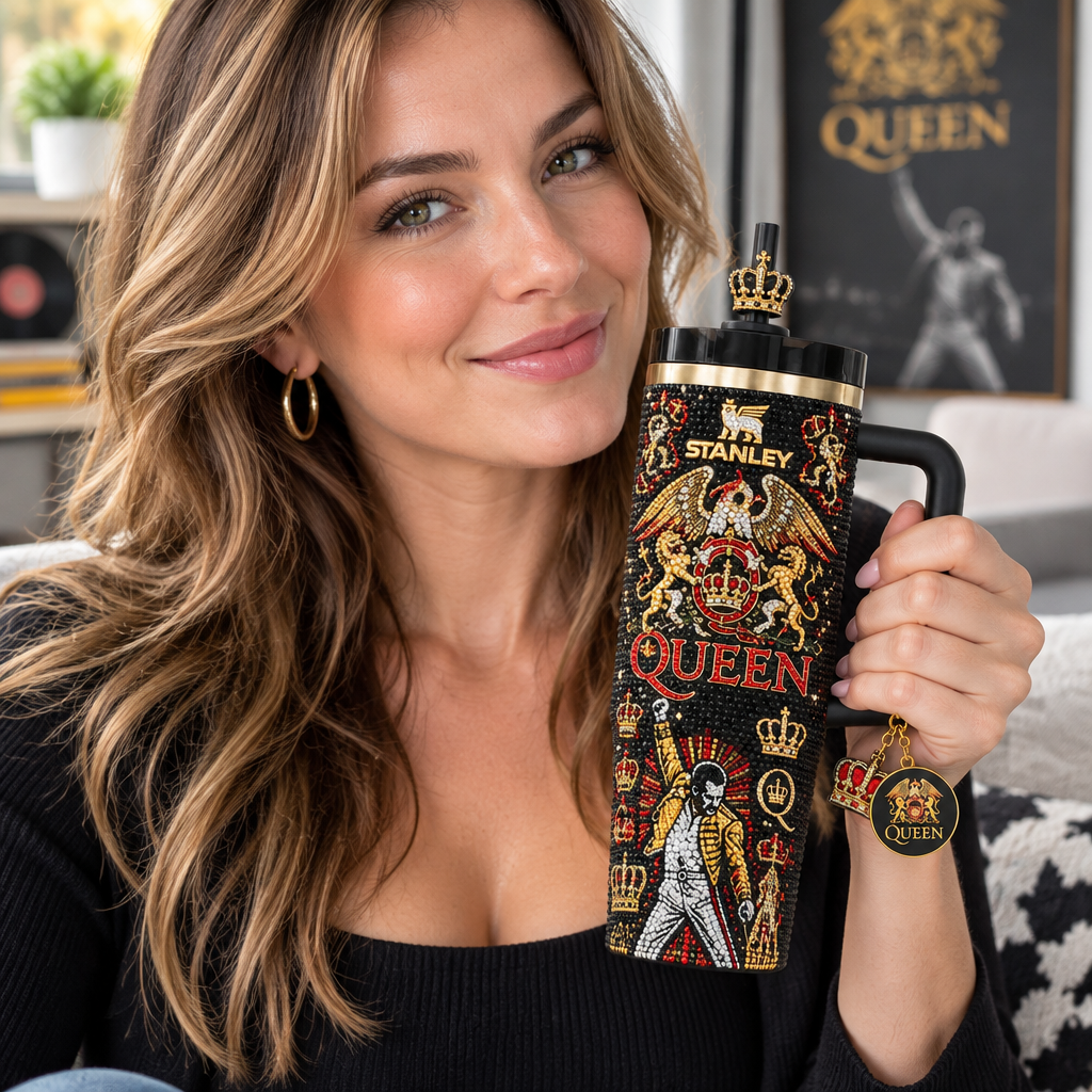 Queen 40oz Tumbler With Handle TTNL